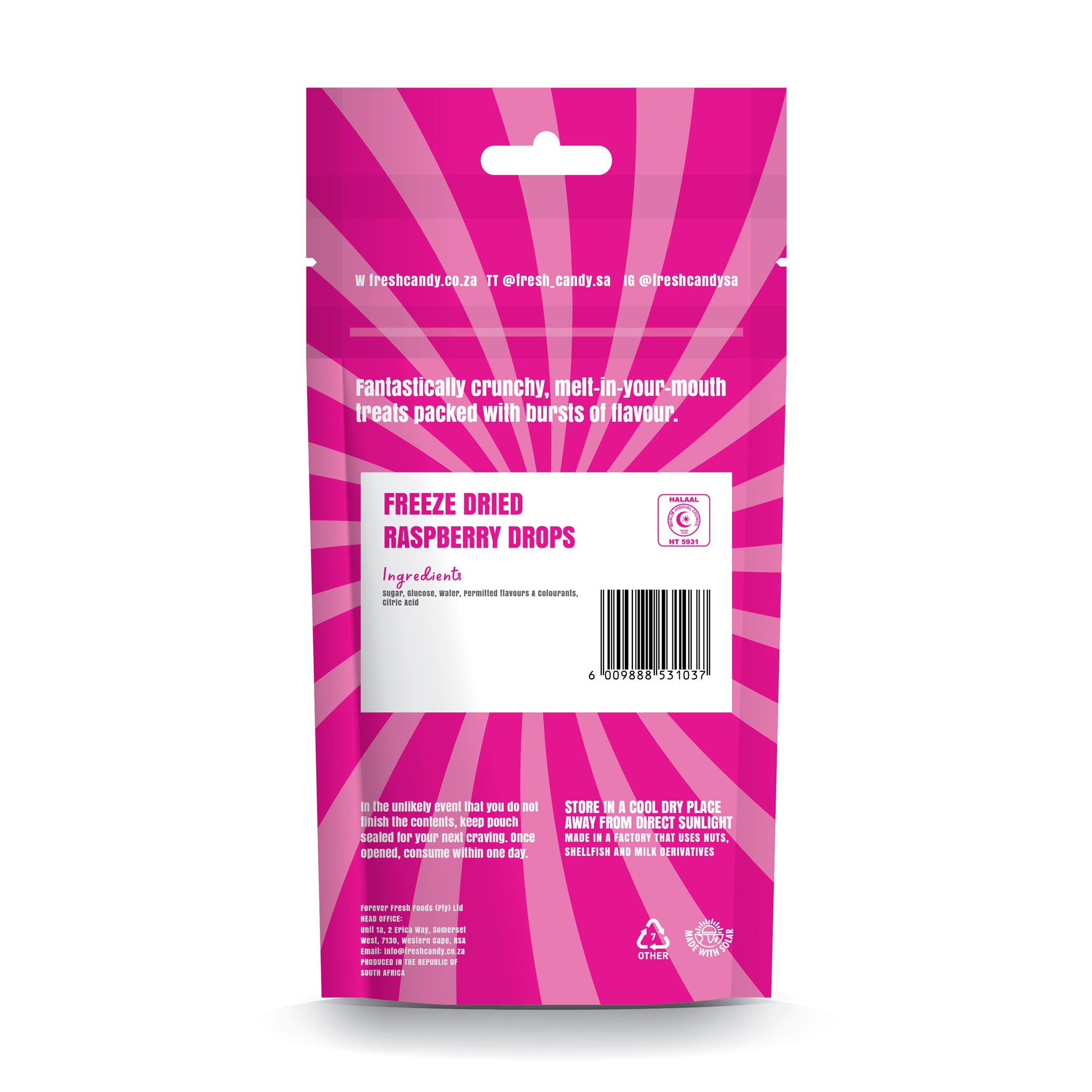 Freeze Dried Raspberry Drops