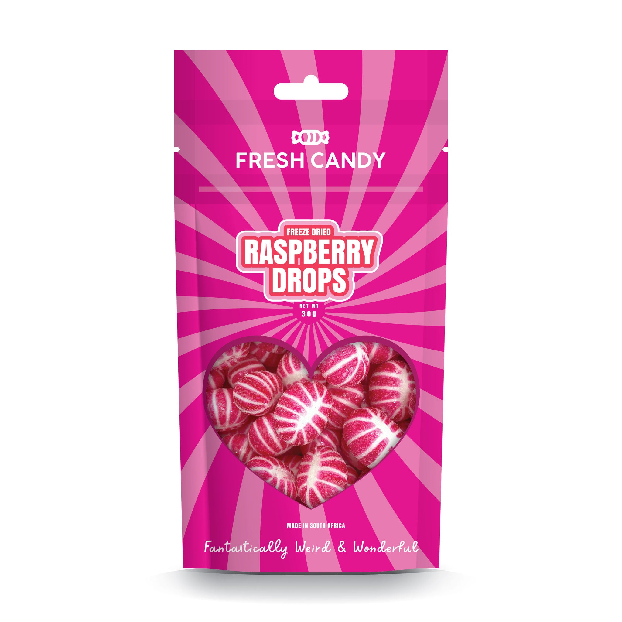 Freeze Dried Raspberry Drops