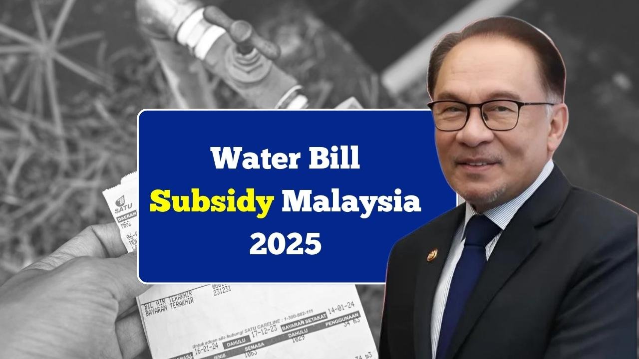 Water Bill Subsidy Malaysia 2025: 20m³ Free Water for B40 & OKU Families